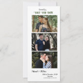 Foto-Streifen Save the Date (Vorderseite)