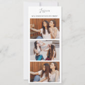 Foto Strip 3 Bilder Bridesmaid Vorschlag Card Save The Date (Vorderseite)