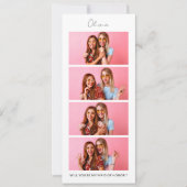 Foto Strip 4 Bilder Bridesmaid Vorschlag Card Save The Date (Vorderseite)