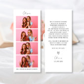 Foto Strip 4 Bilder Bridesmaid Vorschlag Card Save The Date