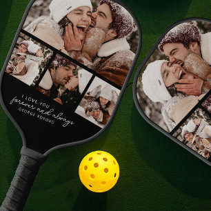 Foto-Strip-Collage Pickleball Schläger