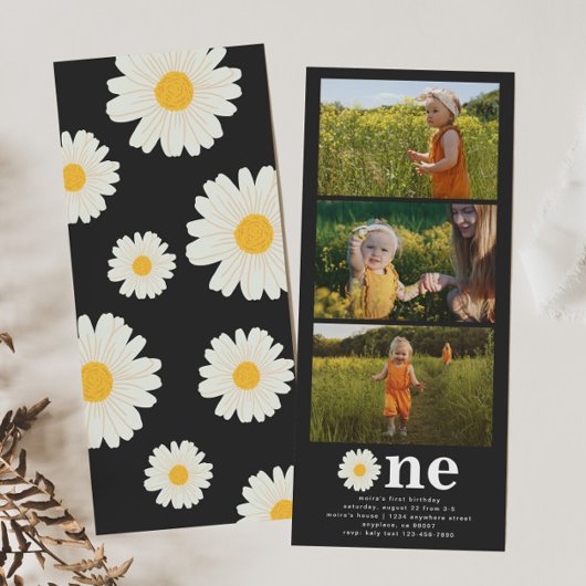 Foto Strip Einladung zum Geburtstag