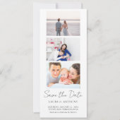 Foto Strip Foto Hochzeit Save The Date (Vorderseite)