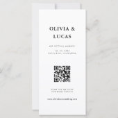 Foto-Strip mit QR-Code-Hochzeitsszenierung Speiche (Rückseite)