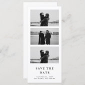 Foto-Strip mit QR-Code-Hochzeitsszenierung Speiche (Vorne/Hinten)