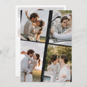 Foto Strip Moderne Hochzeit speichern das Datum Save The Date (Vorne/Hinten)