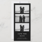 Foto Strip QR Code Schwarze Hochzeit speichern das (Vorderseite)