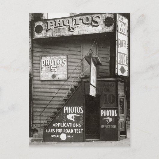 Foto Studio, 1934 Postkarte (Vorderseite)