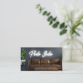 Foto Studio Business Card Visitenkarte (Stehend Vorderseite)