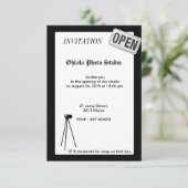 Foto Studio Einladung öffnen (Stehend Vorderseite)