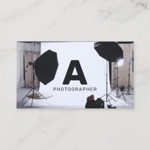 Foto Studio Session inspiriert Visitenkarte