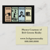 Foto-Stütze-Zeichen Visitenkarte (Vorne/Hinten)