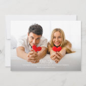 Foto Summer Sunset Tropical Beach Hochzeit Save The Date (Rückseite)