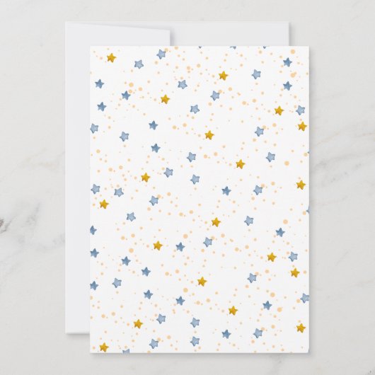 Foto Sun Erster Rundgang durch die Sonne 1. Geburt Einladung (Rückseite)