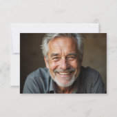 Foto Sunflower Cross Script Begräbnis Dankeskarte (Rückseite)