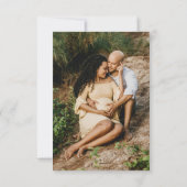 Foto Sunshine Rainbow Baby Dusche Einladung (Rückseite)