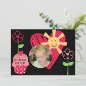 Foto Süße Leckereien Geburtstag Einladung (Stehend Vorderseite)