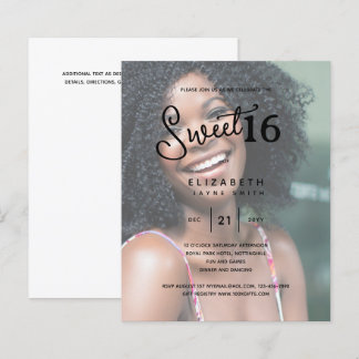 FOTO SWEET 16 Modernes, elegantes Budget Geburtsta