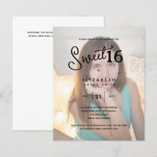 FOTO SWEET 16 Modernes, elegantes Budget Geburtsta