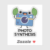 Foto Syntesis Niedlich Camera Pucker Aufkleber (Blatt)