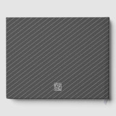 Foto Tab Abschluss Grau Gästebuch (Rückseite)