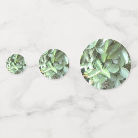 Foto Table Confetti Konfetti (Rückseiten)