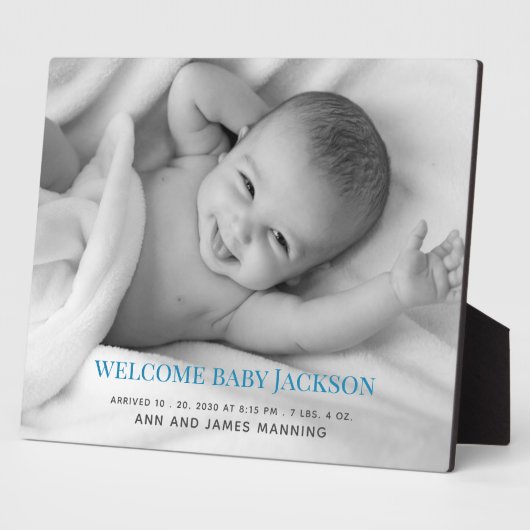 Foto Tabletop Plaque mit Easel Fotoplatte (Seite)