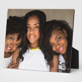 Foto Tabletop Plaque mit Easel Fotoplatte (Seite)