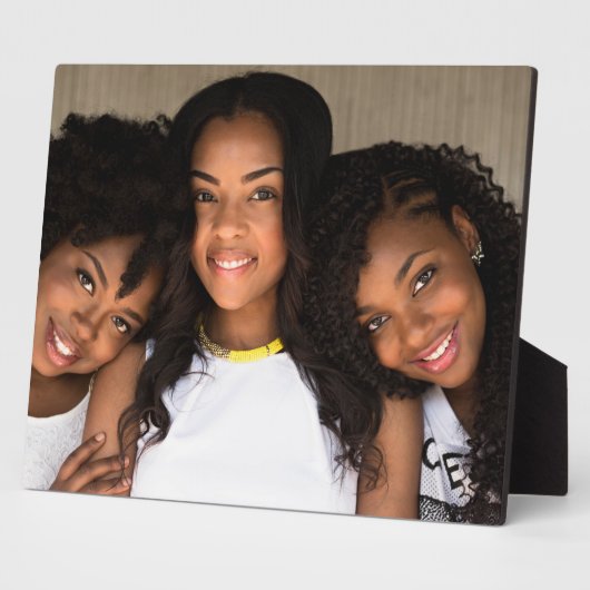 Foto Tabletop Plaque mit Easel Fotoplatte (Seite)