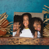 Foto Tabletop Plaque mit Easel Fotoplatte (Seite)