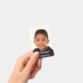 Foto-Tag des Kindes Persönliches Abzeichen Ausweis (Handheld)