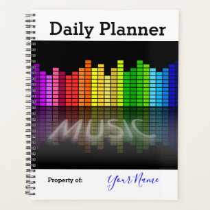 Foto Tagesplaner Sound Bars Musik Thema HAMbWG Planer