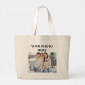 Foto-Tasche, Maßgeschneiderte Tasche mit Foto, Maß (Rückseite)