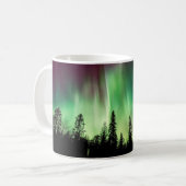 Foto-Tasse für hellgrüne Nordlichter Kaffeetasse (Vorderseite Links)