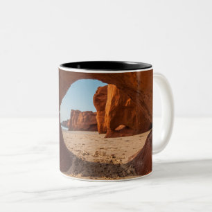 Foto-Tasse Strand und Kap Zweifarbige Tasse