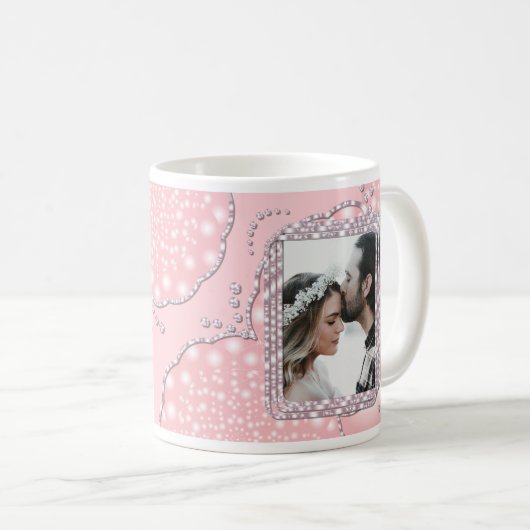 Foto Tasse Sublimierung Rosa Tasse Wrap (VorderseiteRechts)