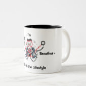 Foto-Taucher-Kaffee-Tasse Zweifarbige Tasse (VorderseiteRechts)