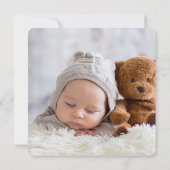 Foto-Taufe Einladung (Rückseite)