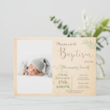 Foto Taufe Einladung