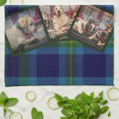 FOTO TEATOWEL - Miller TARTAN Bluweihnachtsgeschen Geschirrtuch (Gefaltet)