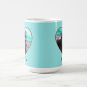 Foto Template Glitzer Herz mit Pet-Individuelle Na Kaffeetasse (Mittel)