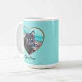 Foto Template Glitzer Herz mit Pet-Individuelle Na Kaffeetasse (Vorderseite Links)