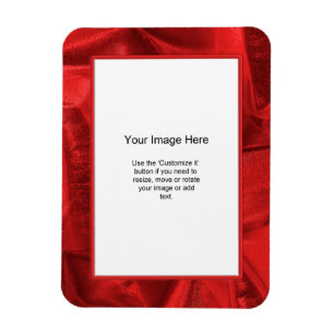 Foto Template - Metallisches Material von Red Lame Magnet