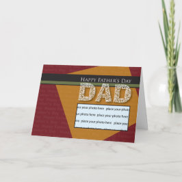 Foto Template Vatertagskarte Karte