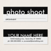 Foto-Termin-Karte (Vorne & Hinten)