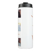 Foto terracotta Abschluss Drehbuch modern elegant Thermosbecher (Vorderseite)