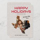 Foto Texas Moving Ankündigung glückliche Ferien (Vorne/Hinten)