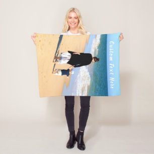 Foto Text Baby Fleece Leder Ihre Fotos