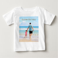 Foto Text Baby T - Shirt Design Ihre Fotos