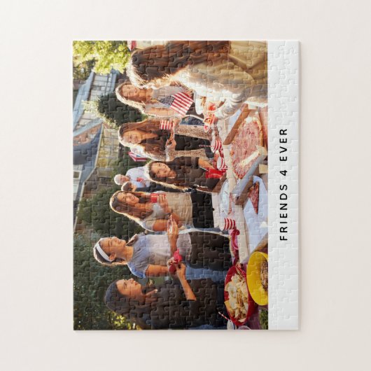 Foto-Text für Freunde Puzzle (Vertikal)
